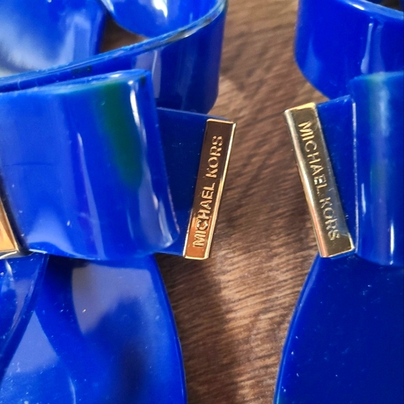 MK - blue sandals, size 5.5 -6 - Picture 3 of 15